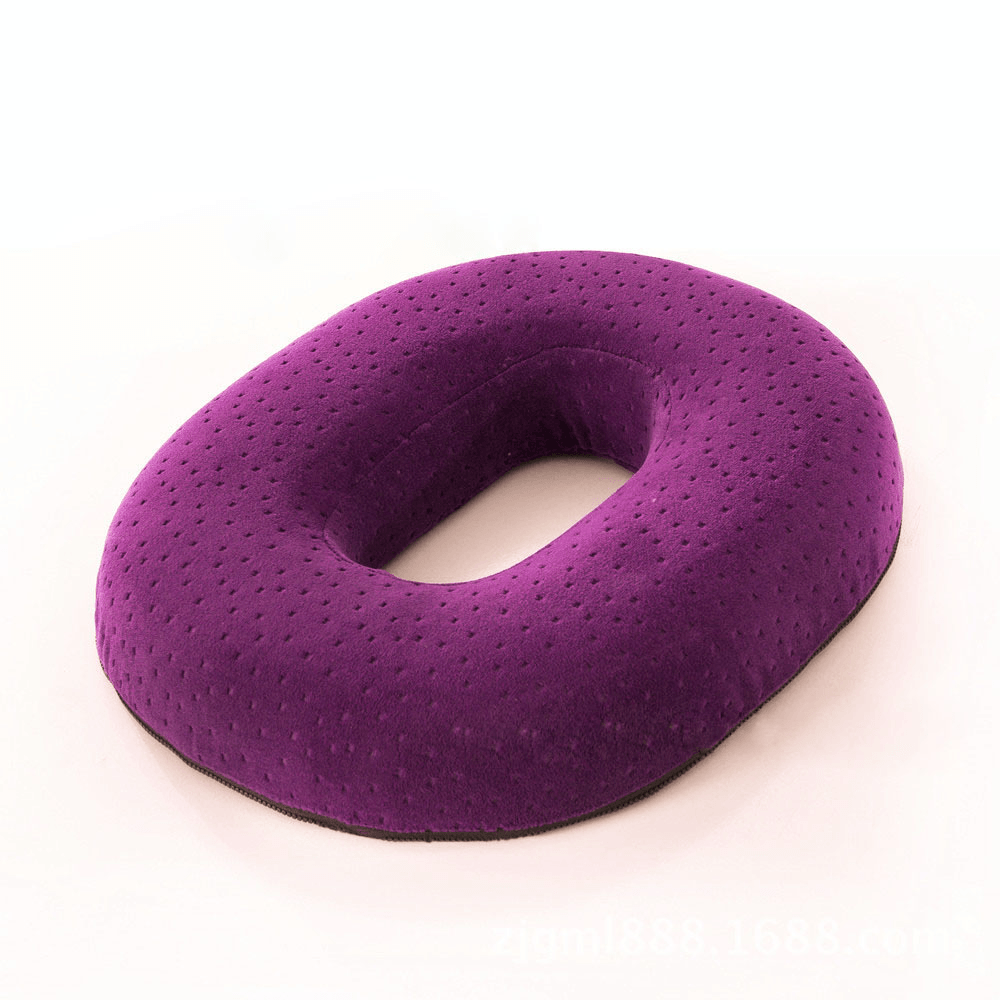 Donut Memory Foam Pregnancy Seat Cushions Chair Car Office Home Soft Back Pillow - MRSLM