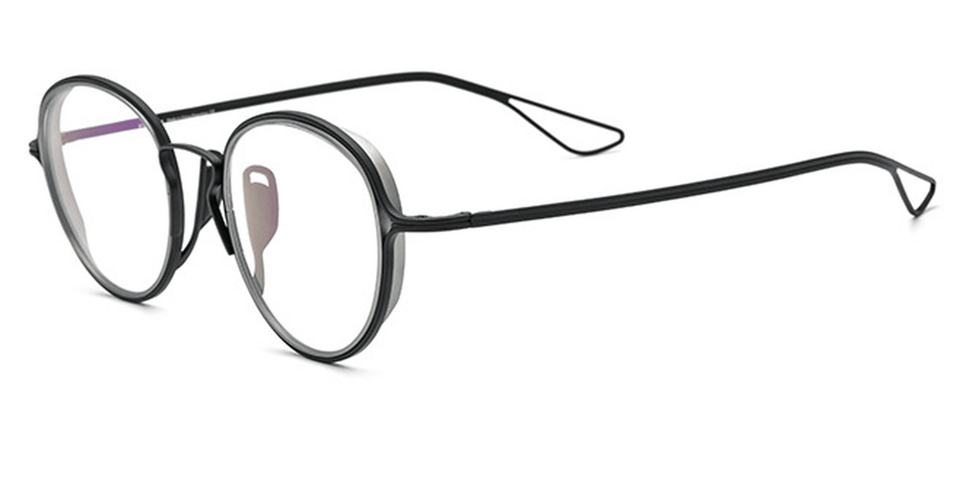 Neo Punk Vintage Titanium Eyeglass Frame Round - MRSLM