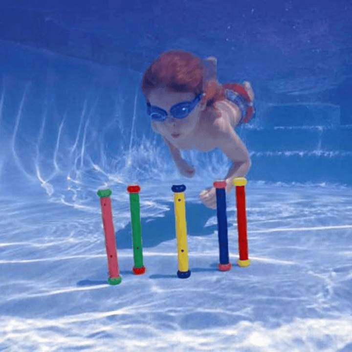 22 Pcs Diving Toys Dive Ring Torpedo Sticks Summer Swimming Recreation Kit Set Underwater Toys - MRSLM