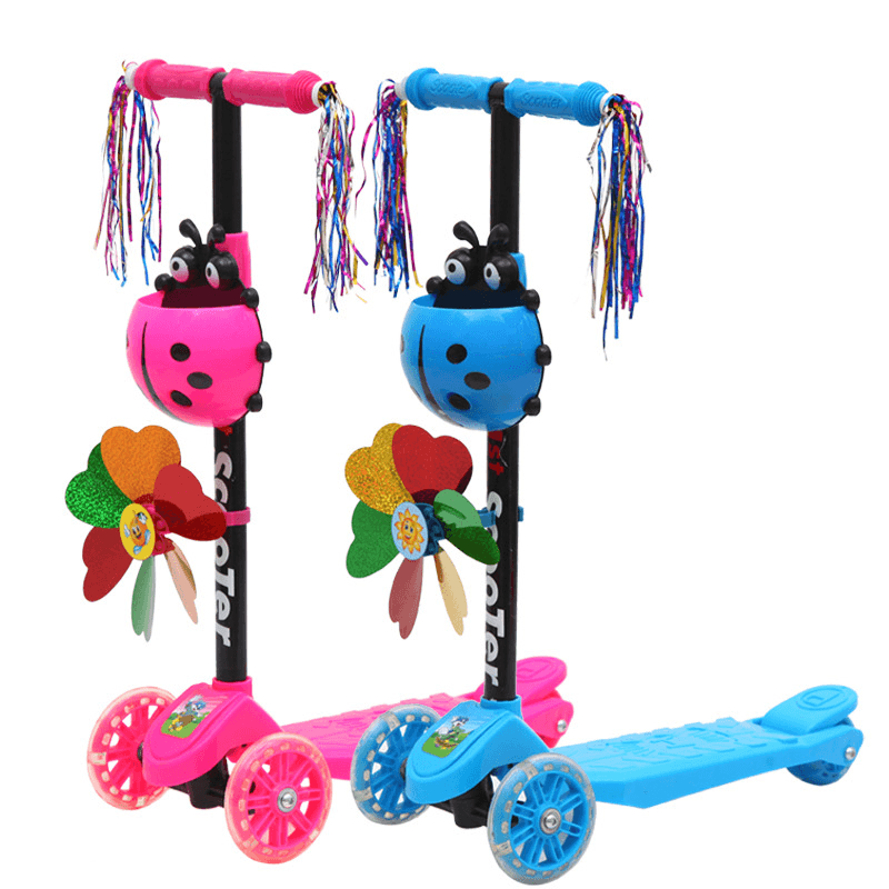 Children'S Four-Wheel Scooter Balance Scooter - MRSLM