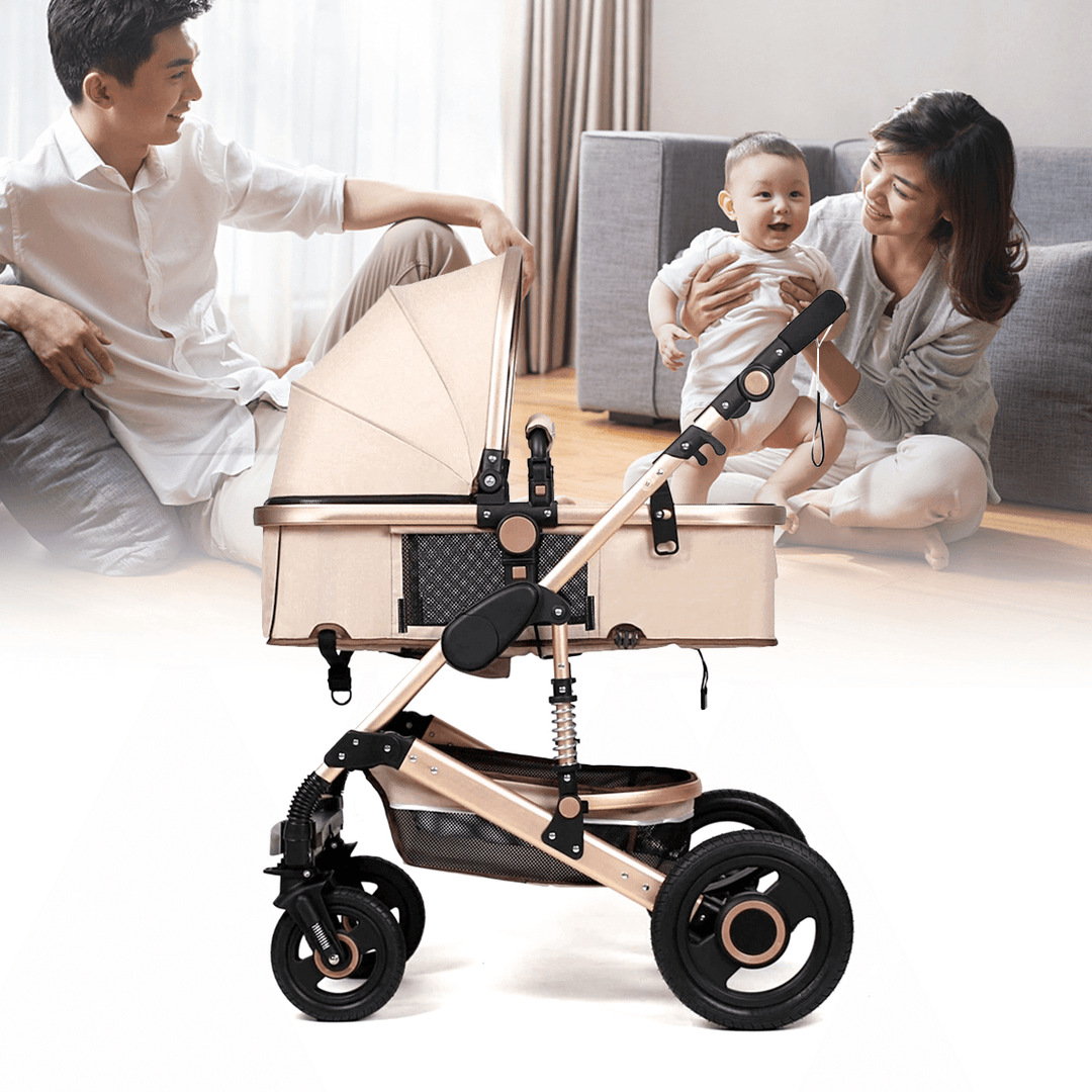 Folding Baby Stroller Lightweight Soft Travel Stroller Pushchair Max Load 25Kg - MRSLM