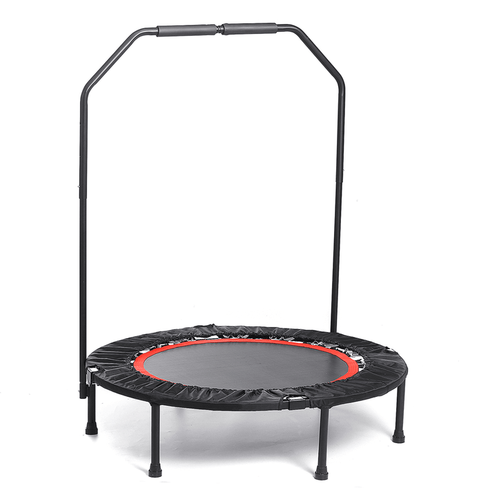 TOOCA Mini Trampoline Rebounder Max Load 220Lbs Exercise Trampoline with Adjustable Handrail for Indoor/Garden/Workout Cardio - MRSLM