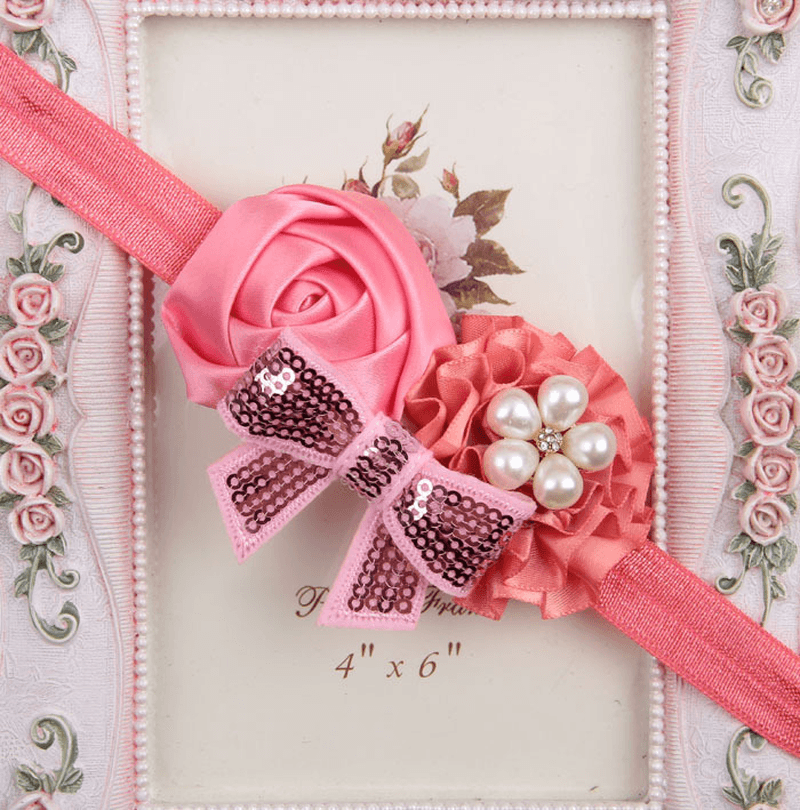 Rose Sequin Bow Headband - MRSLM