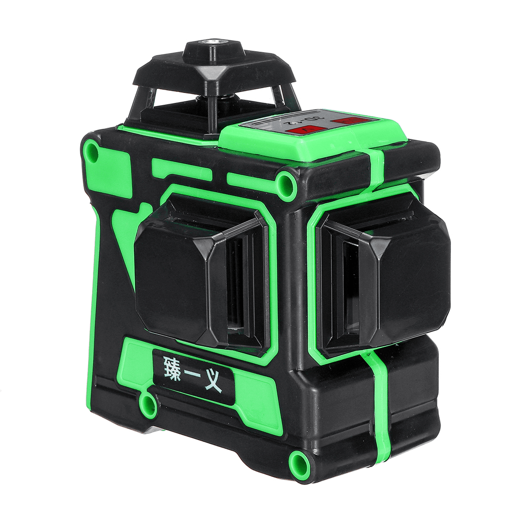 12 Lines 360° 3D Green Laser Level Self Leveling Tool Horizontal&Vertical NEW - MRSLM