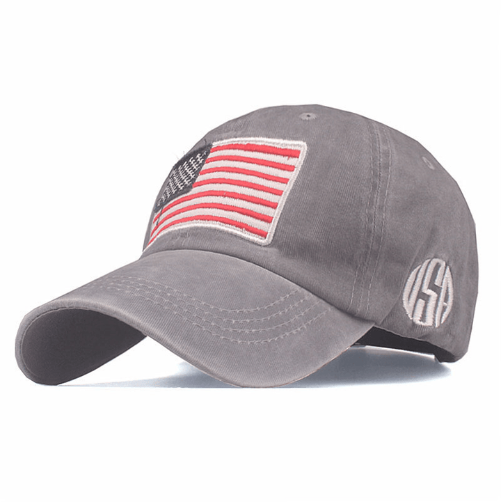 American Flag Embroidery Baseball Cap - MRSLM