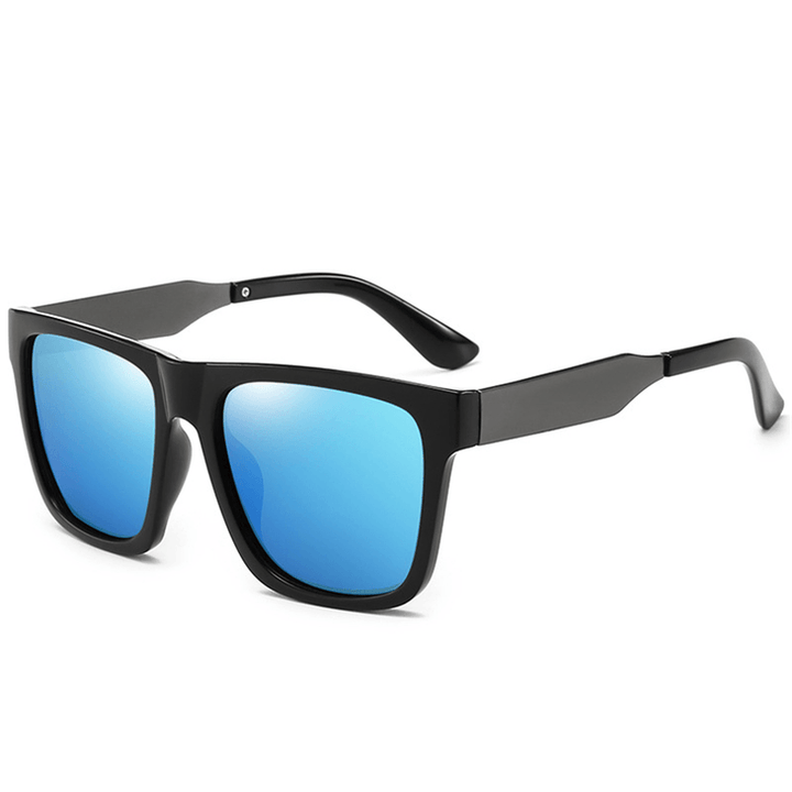 Fashionable Polarized Sunglasses Men'S Retro Box Driving Sunglasses - MRSLM