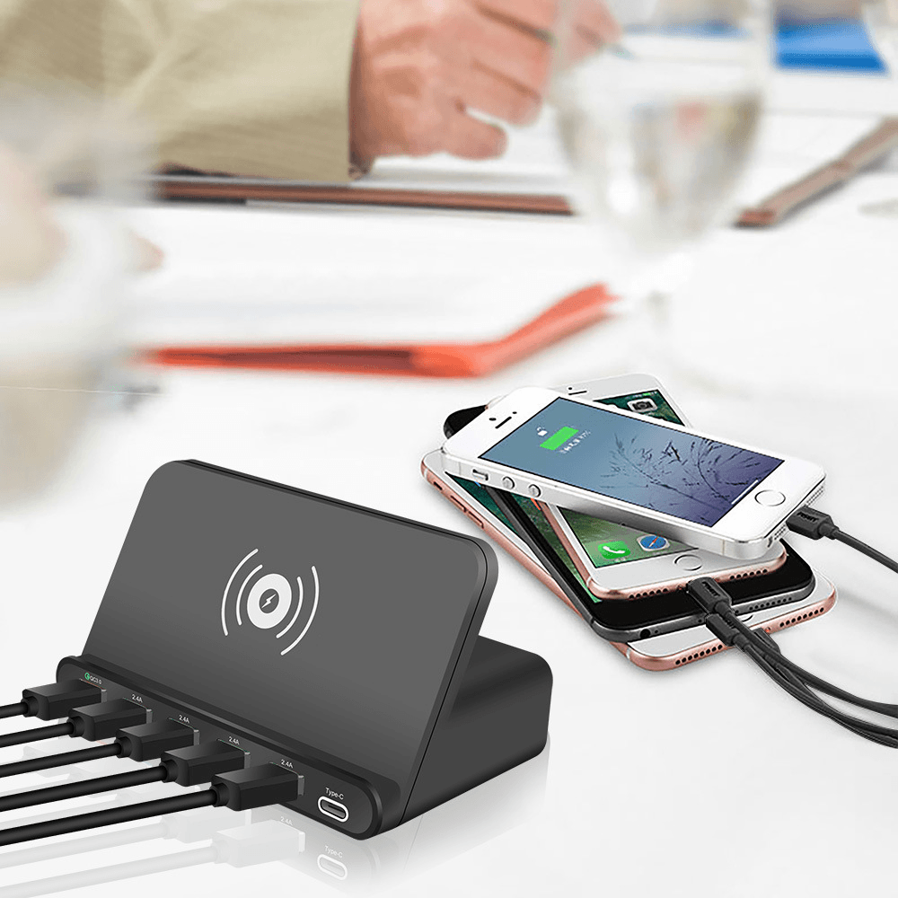 Quick Charge USB Charger QC 3.0 Smart Power Station LCD Display - MRSLM