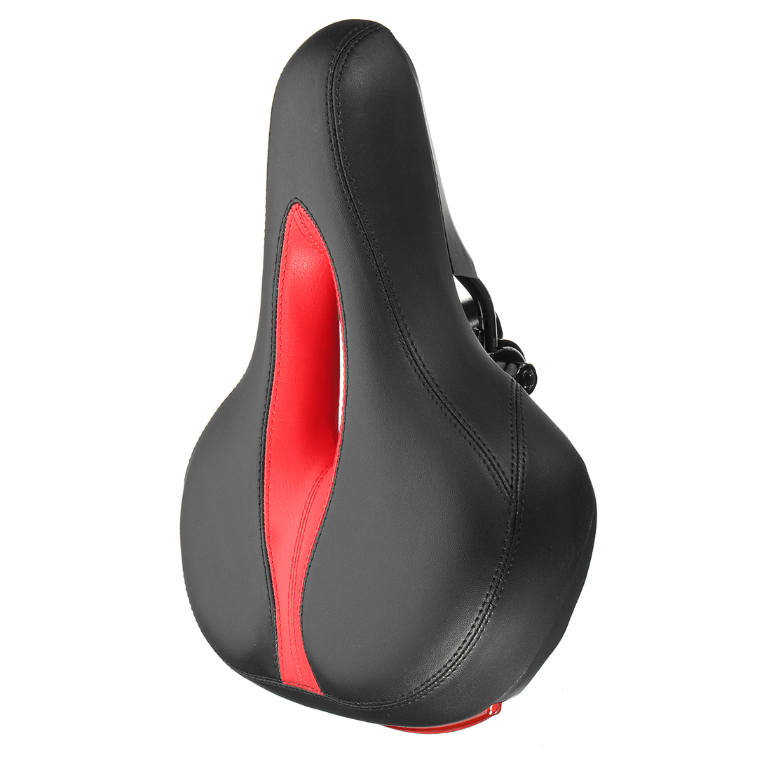 BIKIGHT LED Bike Seat Safety Taillight Breathable Shockproof Cycling Saddle Seat Cushion - MRSLM