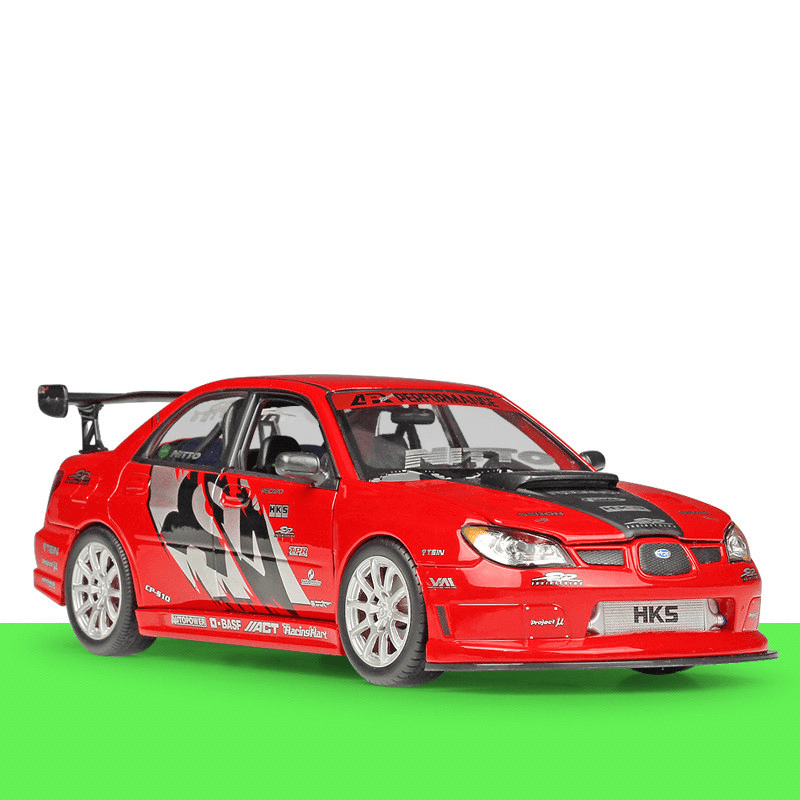 Subaru Impreza Performance Simulation Alloy Car Model - MRSLM