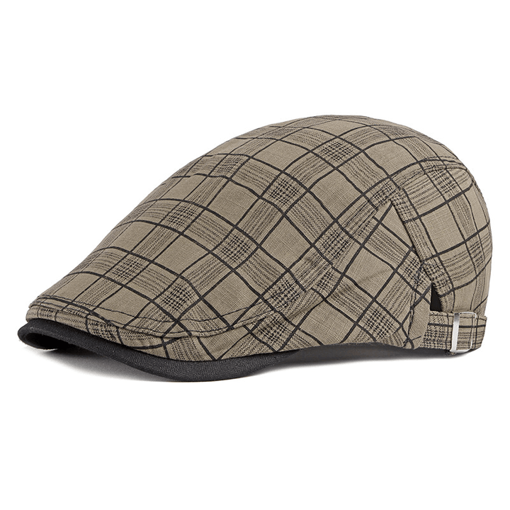 Men'S Trendy Sunshade and Breathable Cotton British Cap - MRSLM