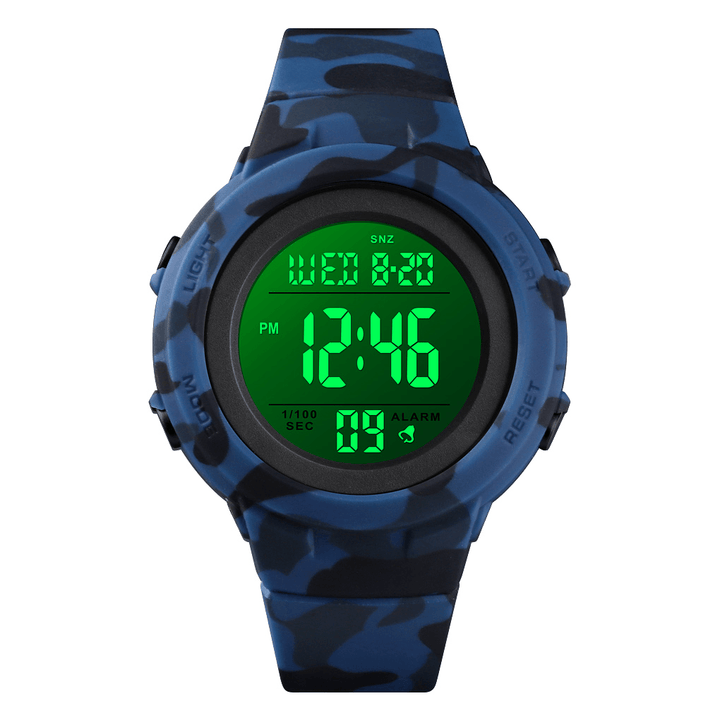 SKMEI 1615 Fashion 50M Waterproof Luminous Display Countdown Alarm Stopwatch Men Sport Digital Watch - MRSLM