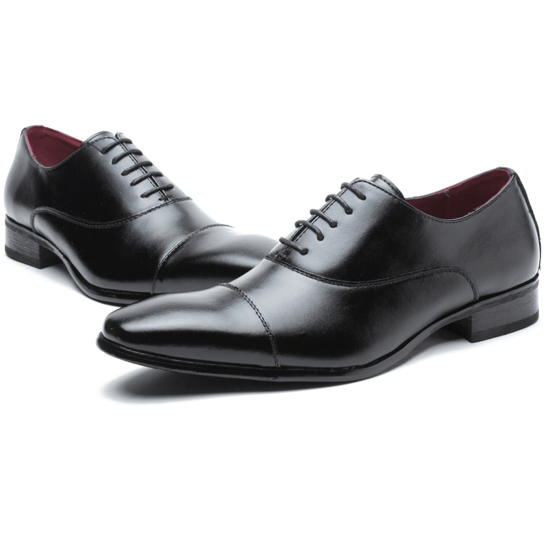 Men Genuine Leather Dress Shoes - MRSLM