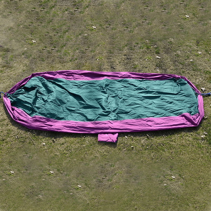 Outdoor Camping Hammock Parachute Cloth Lightweight Nylon Portable Hammock for 1-2 People 260 X 140CM - MRSLM