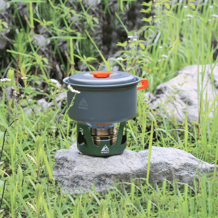 Hewolf HW-1836 Outdoor Portable Alcohol Cooking Stove Mini Burner Furnace Camping Picnic - MRSLM