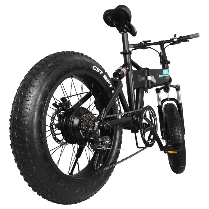 [US Direct] FIIDO M1 12.5Ah 36V 250W 20 Inches Folding Moped Bicycle 25Km/H Top Speed 80KM Mileage Range Electric Bike with US Plug - MRSLM