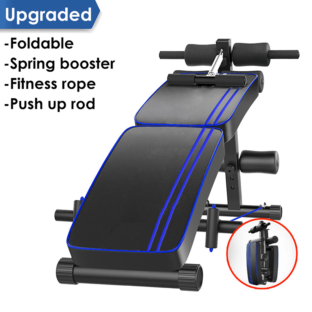 Foldable Sit up Bench Ab Crunch Exercise Board Decline Fitness Workout Gym Home Dumbbell Bench - MRSLM