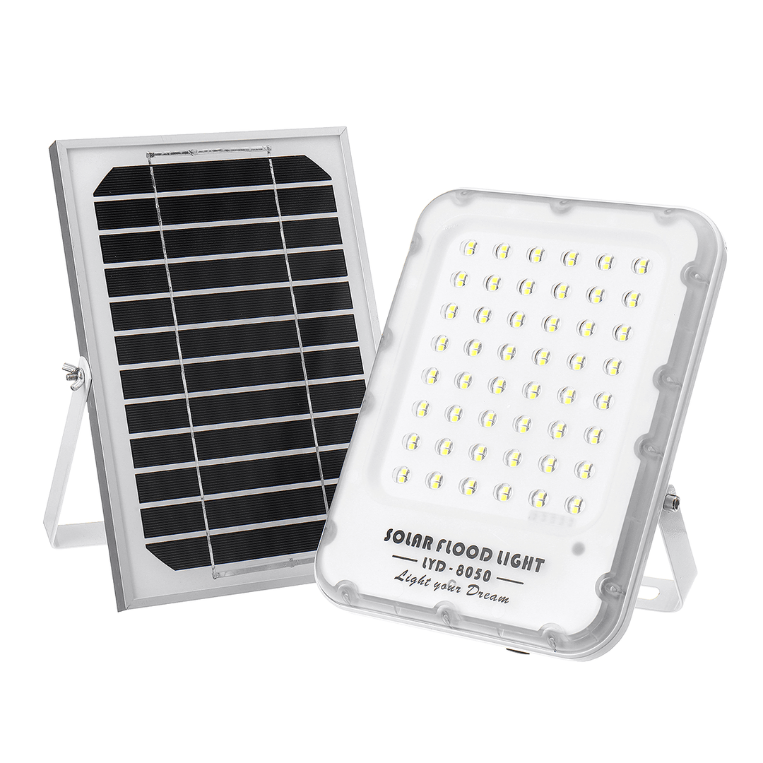 50W Solar Powered LED Flood Light Outdoor Garden Street Lamp Spotlight Control - MRSLM