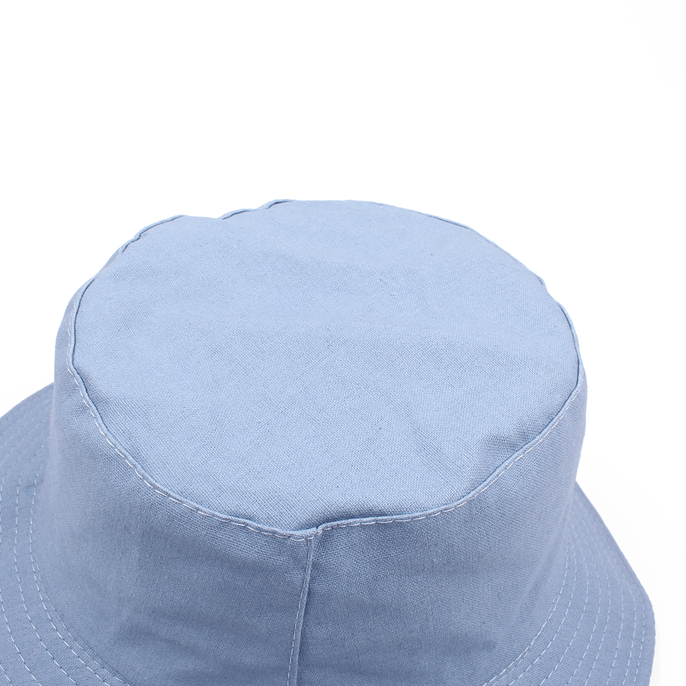 Women Solid Color Foldable Casual Fisherman Hat - MRSLM