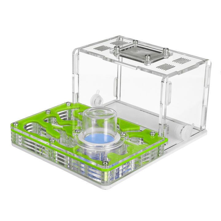 14.7*11.7*7.5Cm Acrylic Sheet Ant Farm Feeding Insects Science Educations - MRSLM