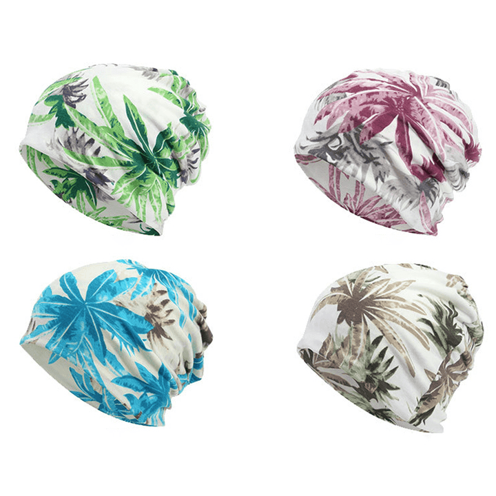 Unisex Multipurpose Tree Print Cotton Headpiece Scarf Cap - MRSLM