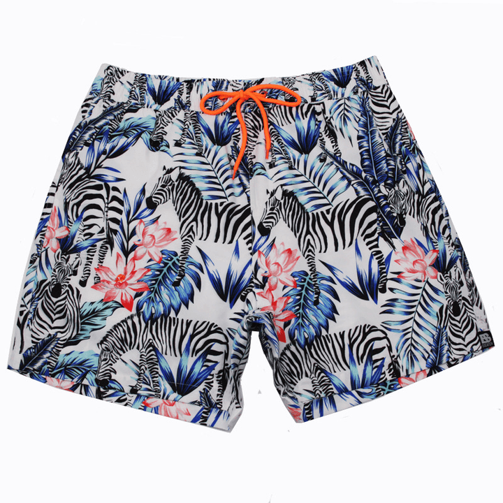 Men'S Casual Quick-Drying Beach Adjustment Belt Shorts Men'S Beach Wear Board Shorts - MRSLM