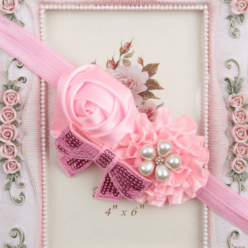 Rose Sequin Bow Headband - MRSLM