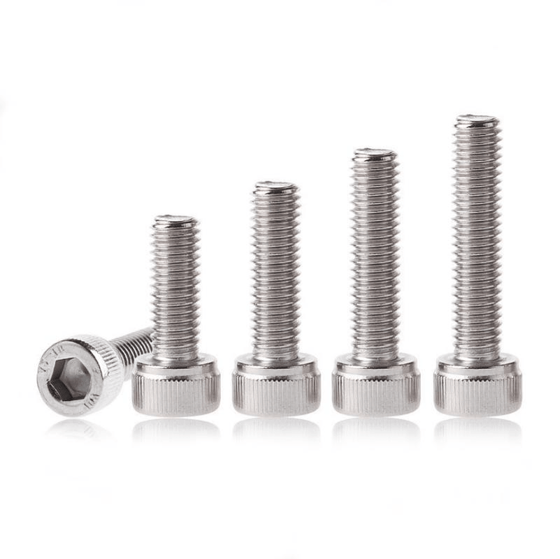 Suleve™ M3SH10 50Pcs M3 304 Stainless Steel 10-20Mm Hex Socket Cap Head Screw Bolts Nut Optional Length - MRSLM