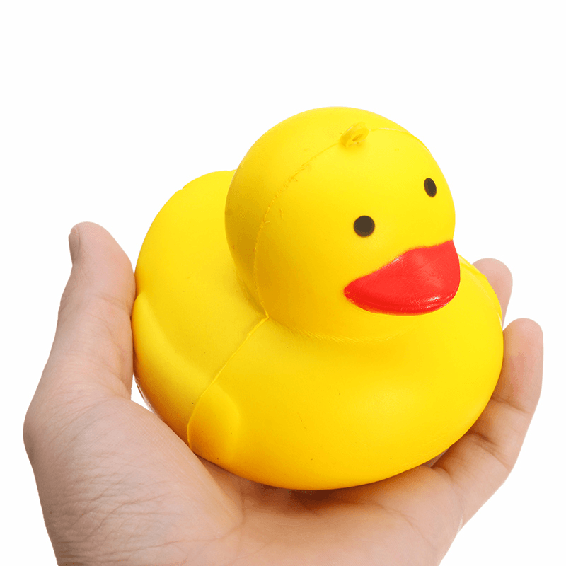 Squishy Yellow Duck 10Cm Soft Slow Rising Cute Animals Collection Gift Decor Toy - MRSLM