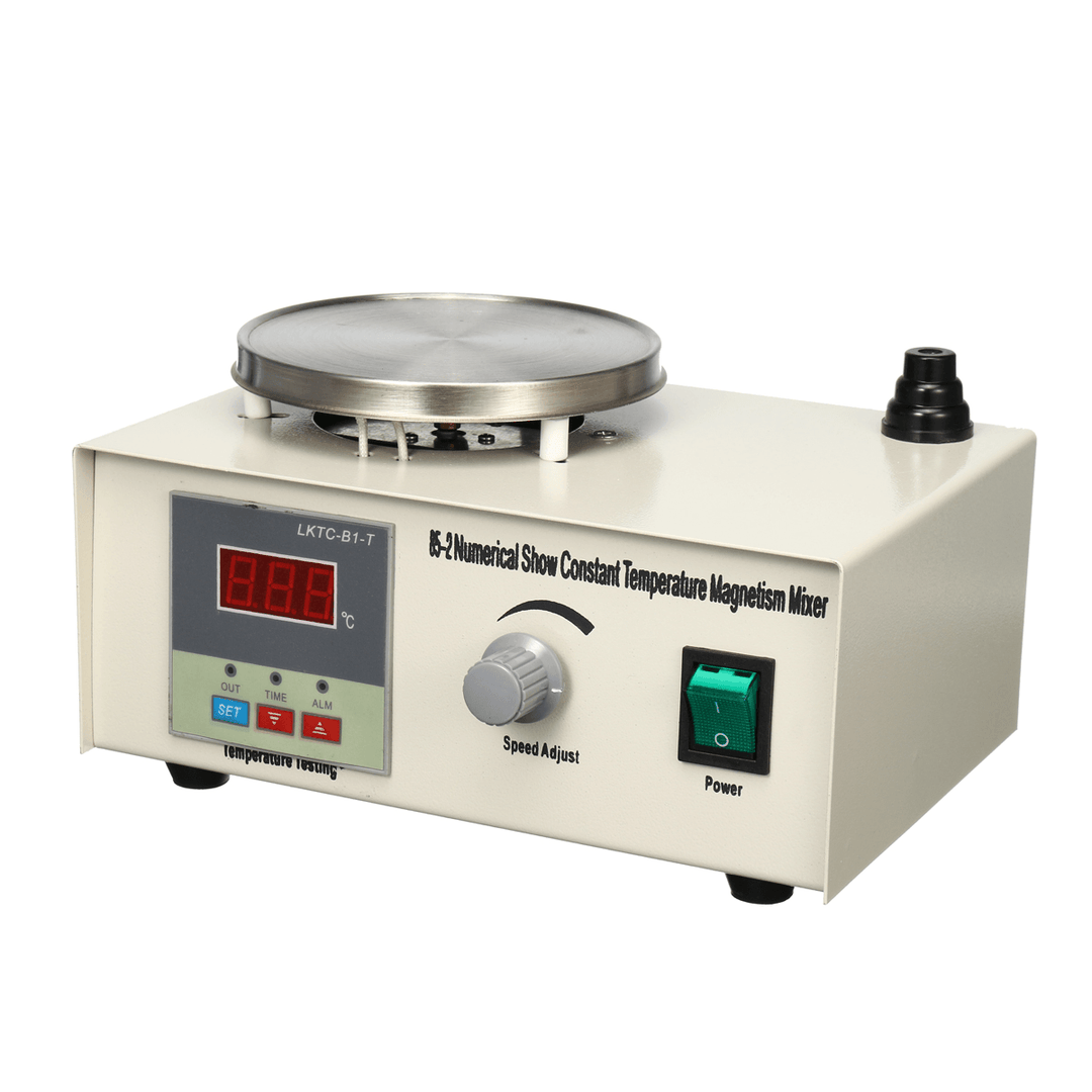 300W 220V Laboratory Lab Magnetic Stirrer Heating Plate Hotplate Mixer Equipment - MRSLM