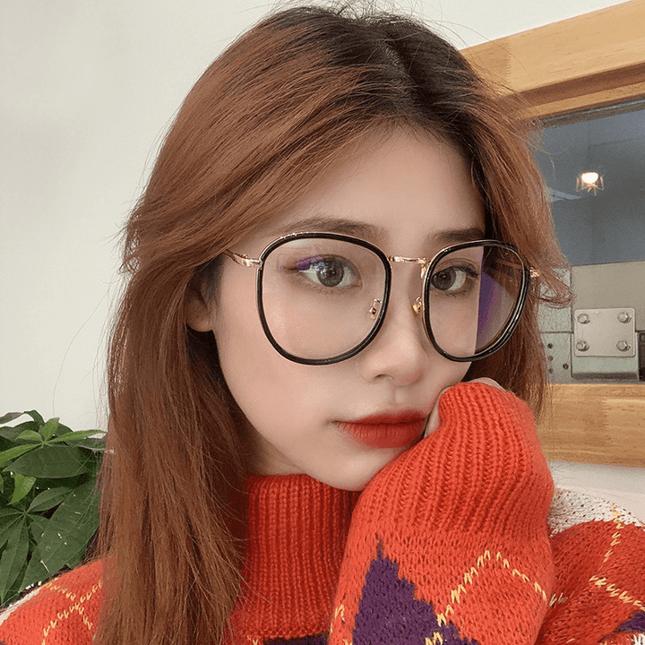 Vintage Woman Glasses Optical Frames Big Fake Glasses Eyewear - MRSLM