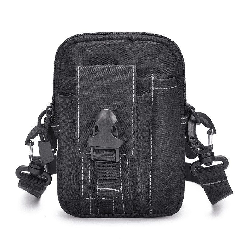 6Inch Multifunction Tactical Waist Bag Shoulder Bag Zipper anti Theft Crossbody Bag Camping Hunting Travel - MRSLM