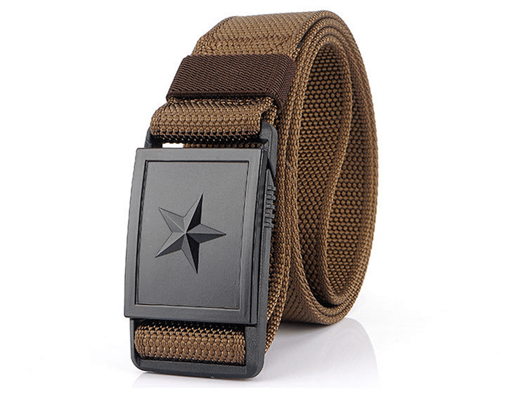 Men'S Canvas Belt with Magnetic Buckle Belt - MRSLM