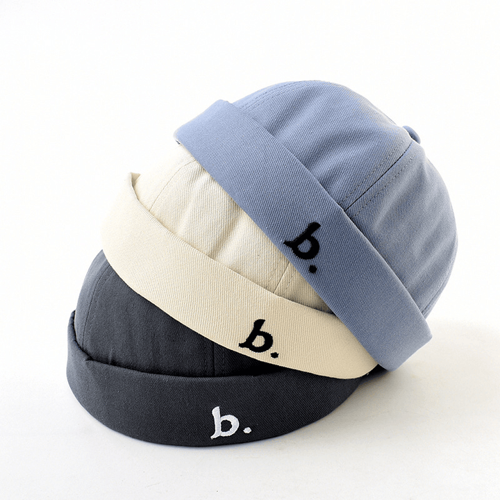 Solid Color Borderless Landlord Hat - MRSLM