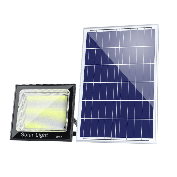 25/45W Solar Flood Light 3 Modes Adjustable Sunlight Spotlights IP67 Werproof 355/641 Leds Street Lamp with Control for Yard Garden Path Patio - MRSLM