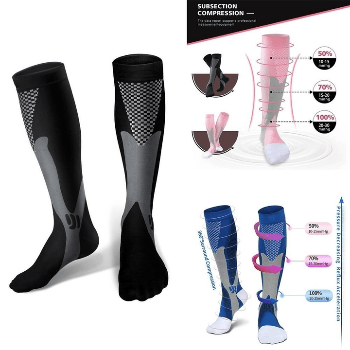 Long Athletic Socks Hiking Breathable Quick-Drying Tube Sock - MRSLM