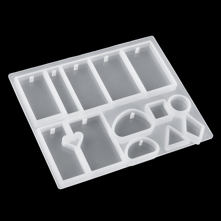 213Pcs DIY Epoxy Resin Casting Molds Kit Silicone Jewelry Pendant Craft Making Mould - MRSLM