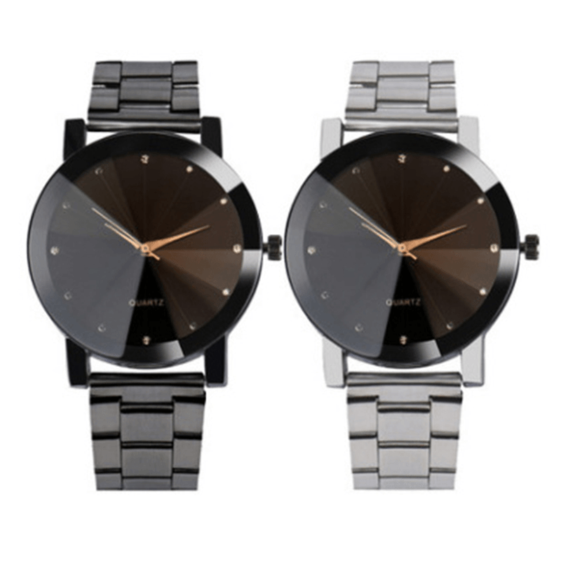 Fashion Casual Waterproof Stainless Steel Strap Men Quartz Watch - MRSLM