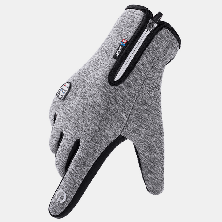 Unisex Touchscreen Outdoor Winter plus Velvet Riding Keep Warm Waterptoof Gloves - MRSLM