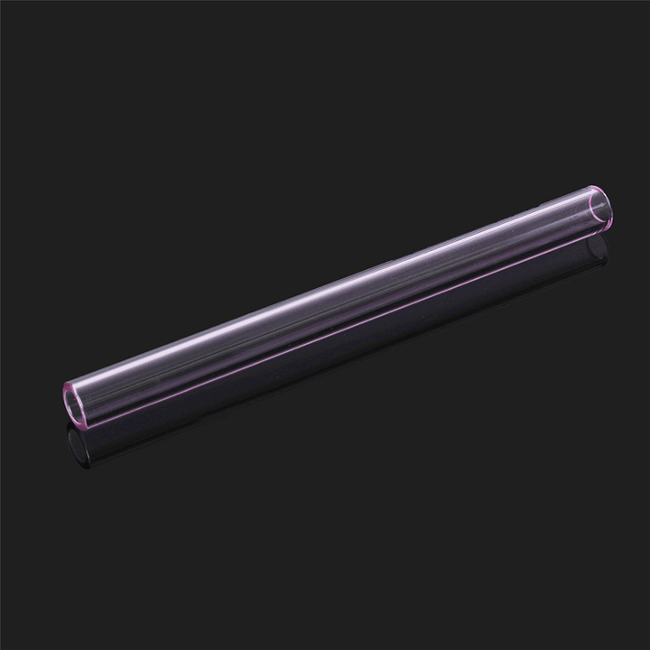 4Pcs 150Mm Transparent Purple Borosilicate Glass Tube Tubing Pyrex Tubes Blowing Tube Test Tube 12Mm OD 2.2 Thick Wall - MRSLM