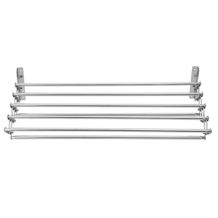 Stainless Steel Towel Organizer Towel Rack Retractable Towel Rack Bath Towel Holder Storage Organizer for Home Hotel - MRSLM