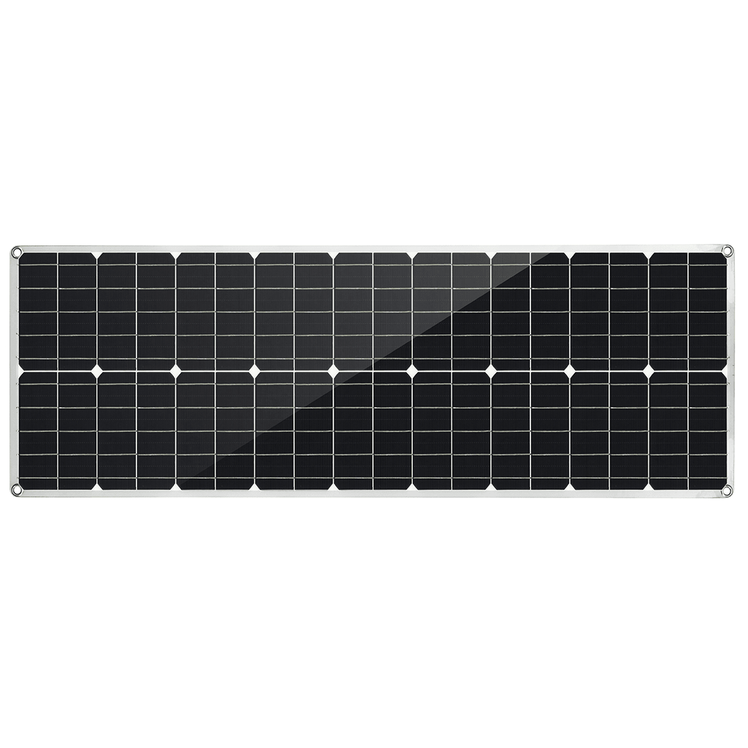 80W PET Flexible Dual USB Solar Panel DC Output Battery Charger Roof Boat Car - MRSLM