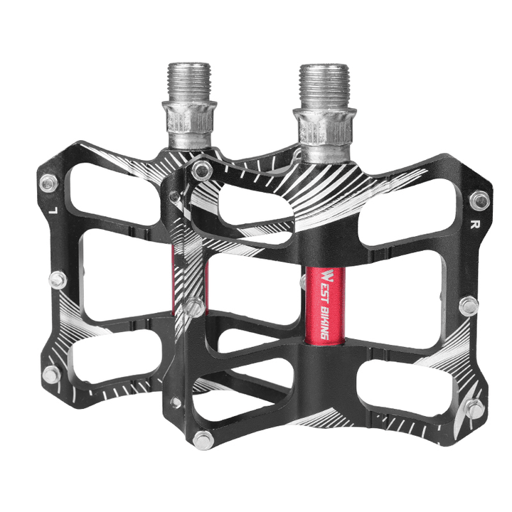 WEST BIKING Bicycle Pedals Mountain Bike Riding Pedals Aluminum Aloy Cycling Pedals Bike Accessories - MRSLM
