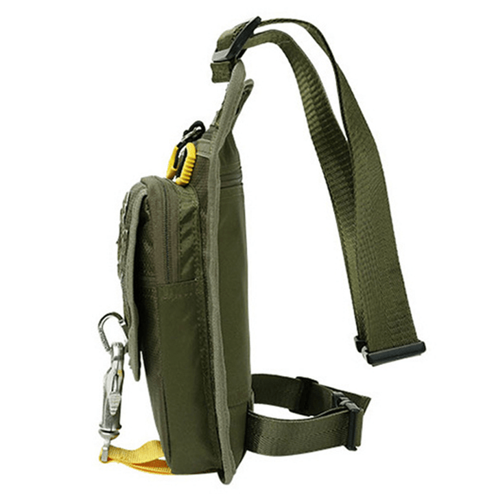 Men Waterproof Sport Riding Climbing Crossbody Chest Leg Bag - MRSLM