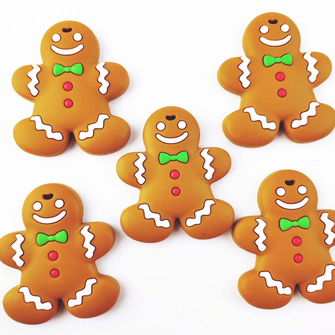 Baby Gum Cartoon Gingerbread Human Animal Silicone Bite Music Tooth Grinding Gel - MRSLM