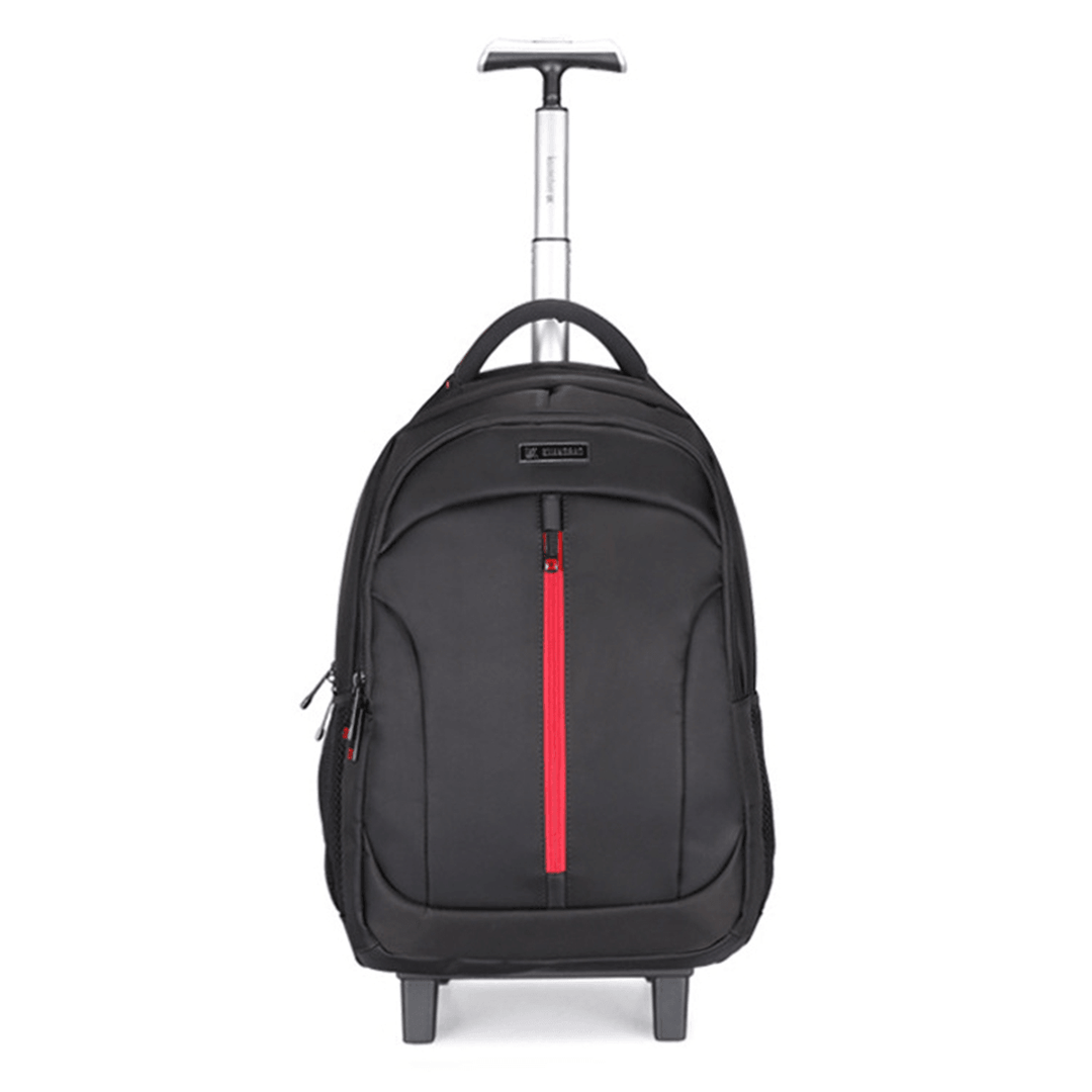 19Inch Waterproof Wheeled Trolley Backpack Laptop Suitcase Luggage Rucksack Traveling Stroage Bags - MRSLM