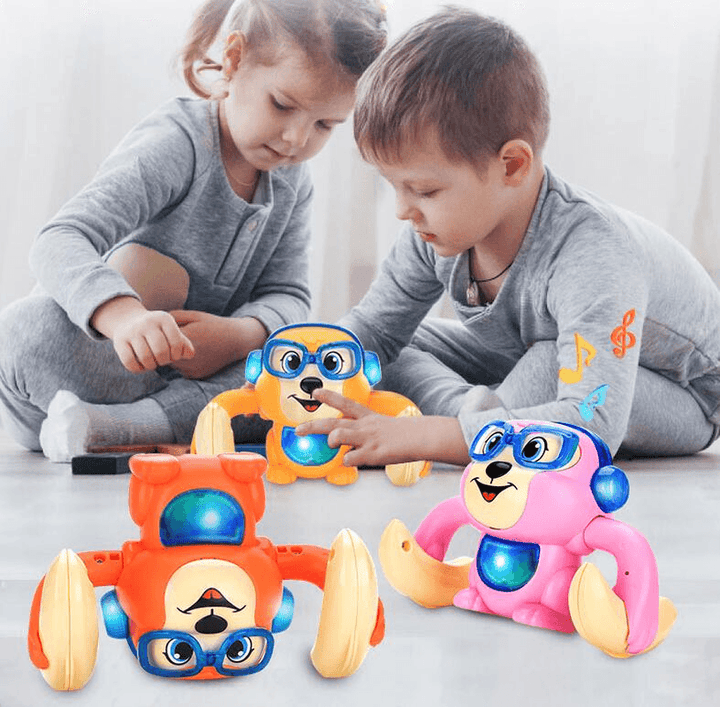 Sounding, Rolling and Somersault Monkey Electric Toy - MRSLM