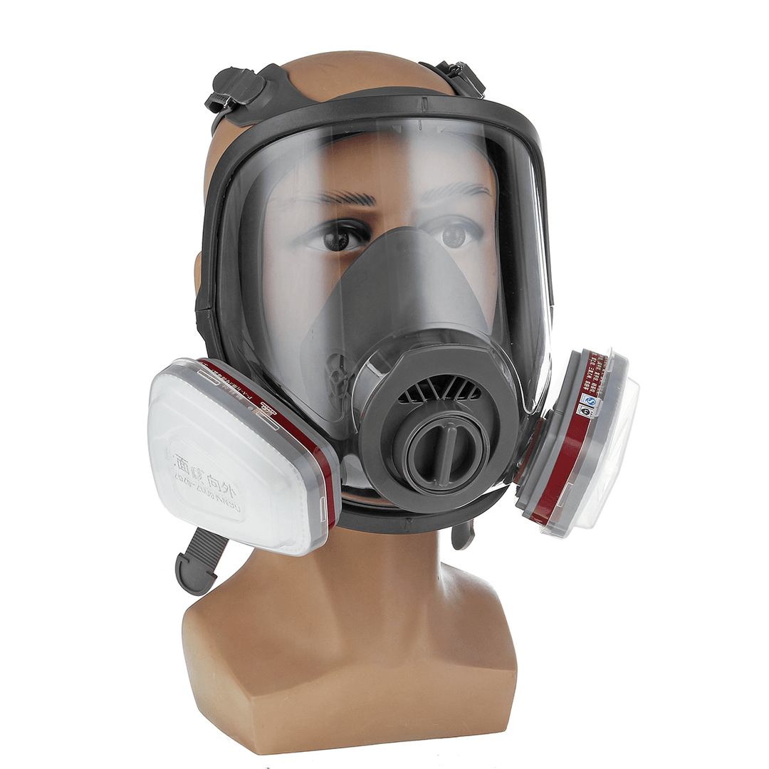 Safety Gas Mask Painting Spraying Full Face Multiple Combinations Protection Breathable Face Mask - MRSLM