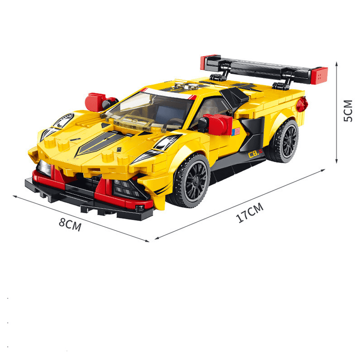 Small Particles Assembled Sports Car Toy Building Blocks - MRSLM