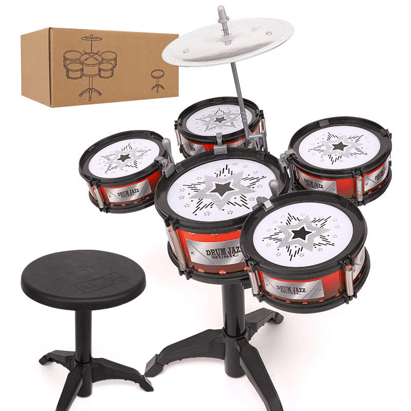 Children'S Drums, Jazz Drums, Musical Toys, Percussion Instruments, Boys' Early Education Toys - MRSLM