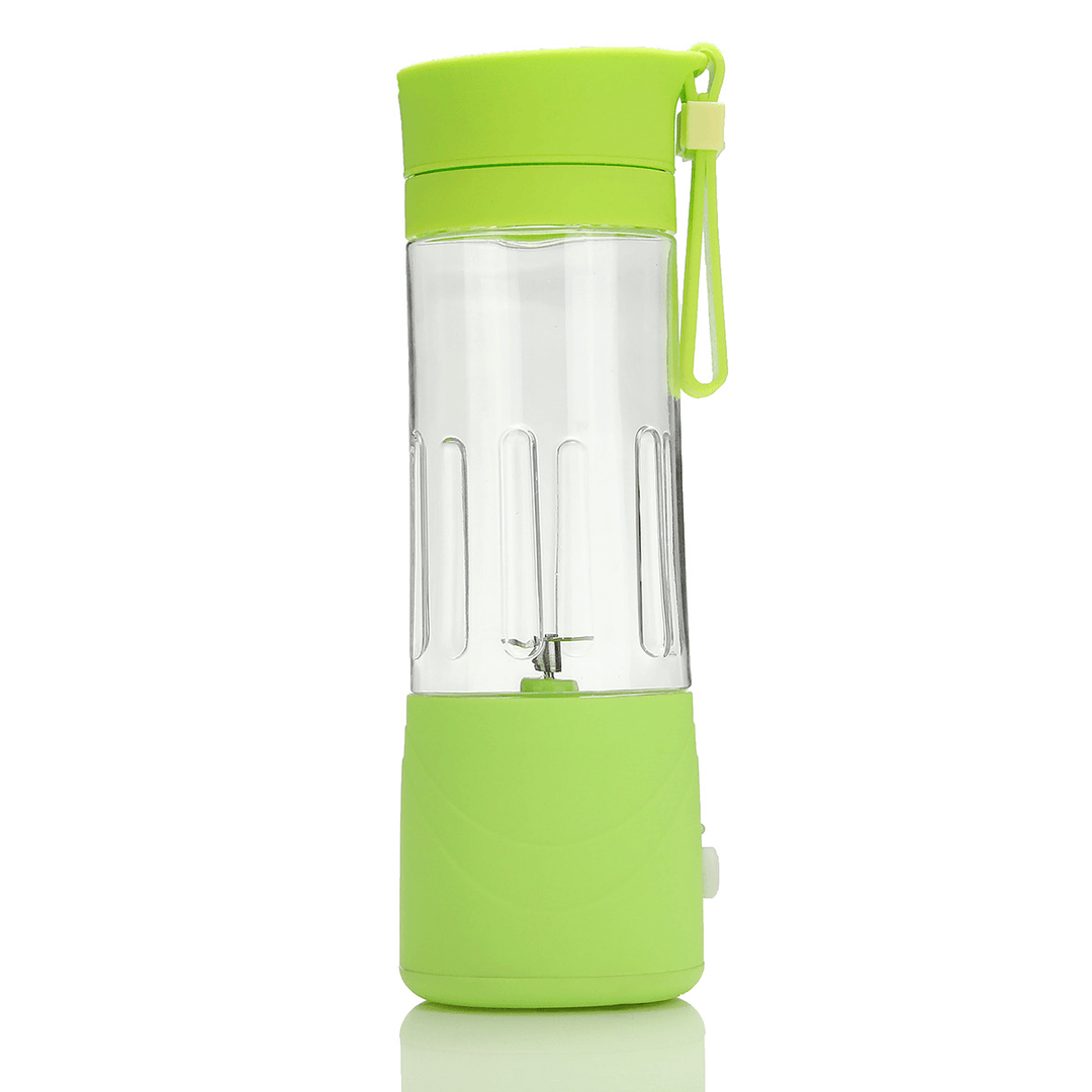 3.6V Portable Blender Smoothie Juicer Cup 14Oz Fruit Mixing Machine with 2000Mah USB Rechargeable Blender for Home - MRSLM